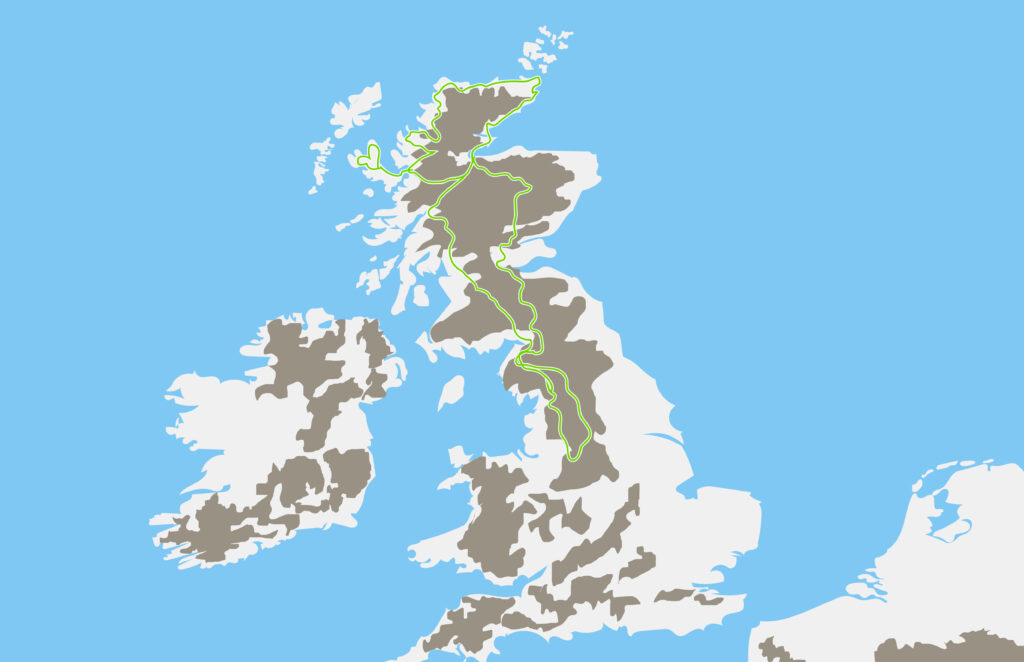 North Coast 500 & Beyond motorcycle tour route map