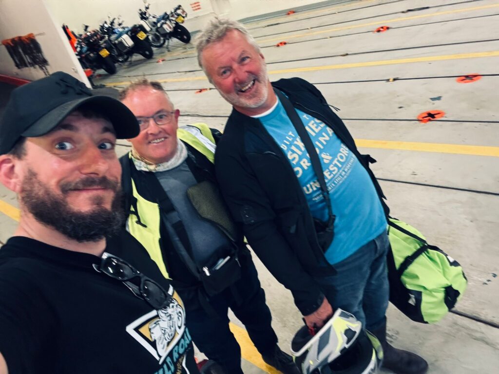 group motorcycle tours ferry crossing