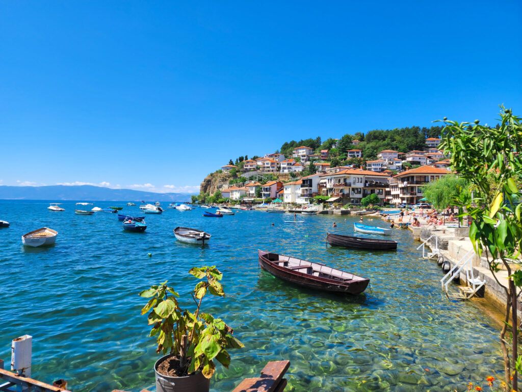 lake ohrid balkans motorcycle touring