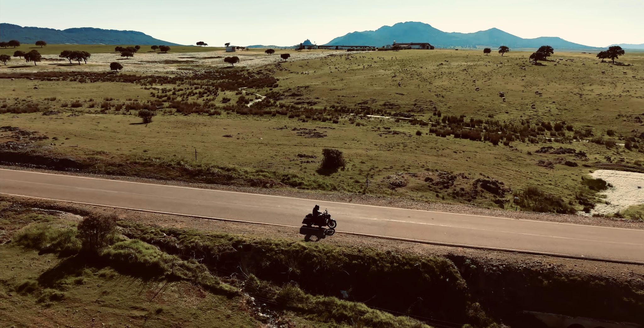 Rider on the open roads of rural Spain — The Great Spring Ride: Old Spain motorcycle tour — Wild Roads