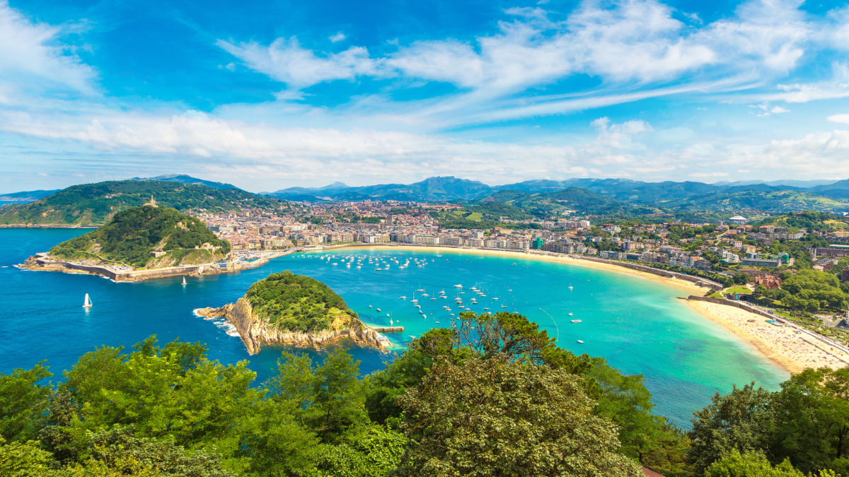 The Biscay coast at San Sebastián and Lekeitio, Basque Country — The Great Spring Ride: Old Spain motorcycle tour — Wild Roads