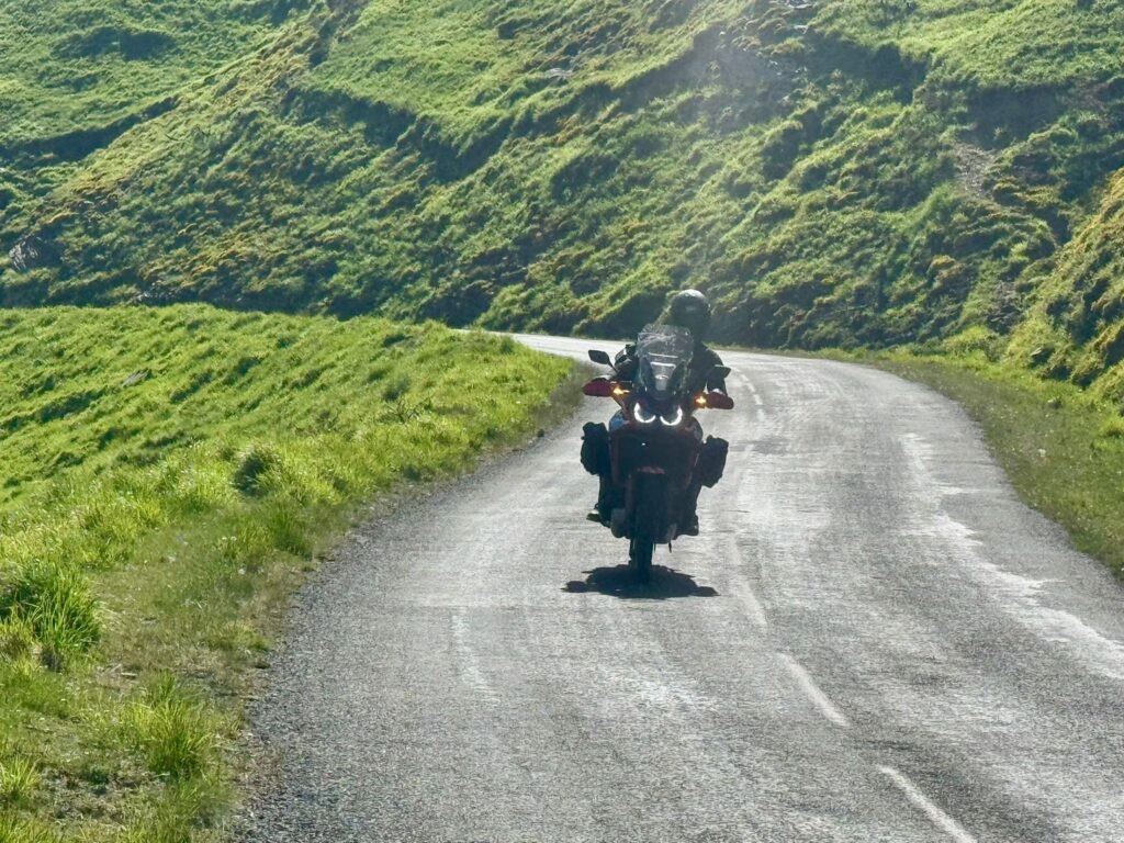 Larrau mountain pass in the pyrenees