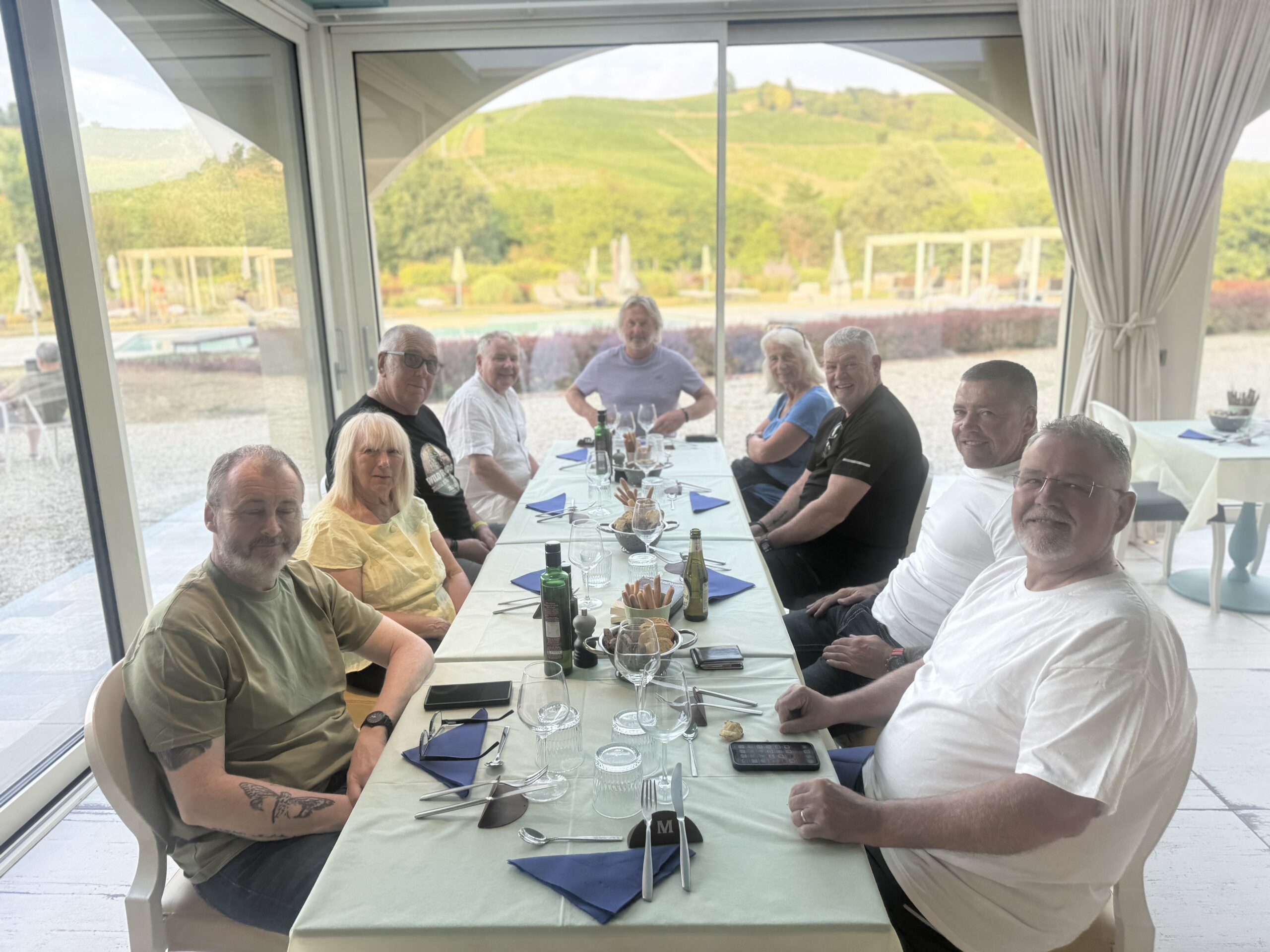 Selection of local Piedmont cheeses and refreshments at Canelli stop — Twisties &amp; Tuscan Sun July 2026