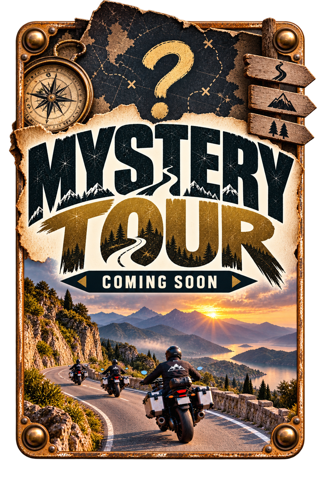 The Mystery Tour — Wild Roads Motorcycle Tour pack cover