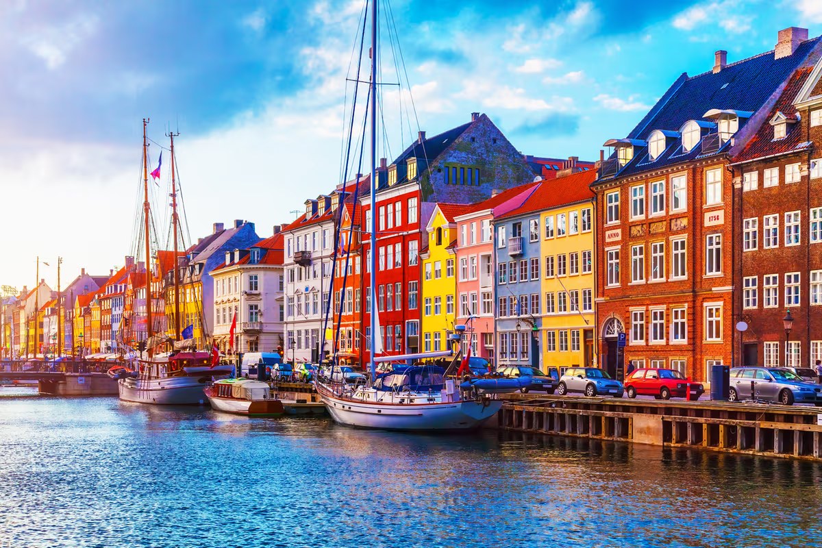 Nyhavn harbour, Copenhagen, Denmark — The Wild Arctic Odyssey motorcycle expedition — Wild Roads