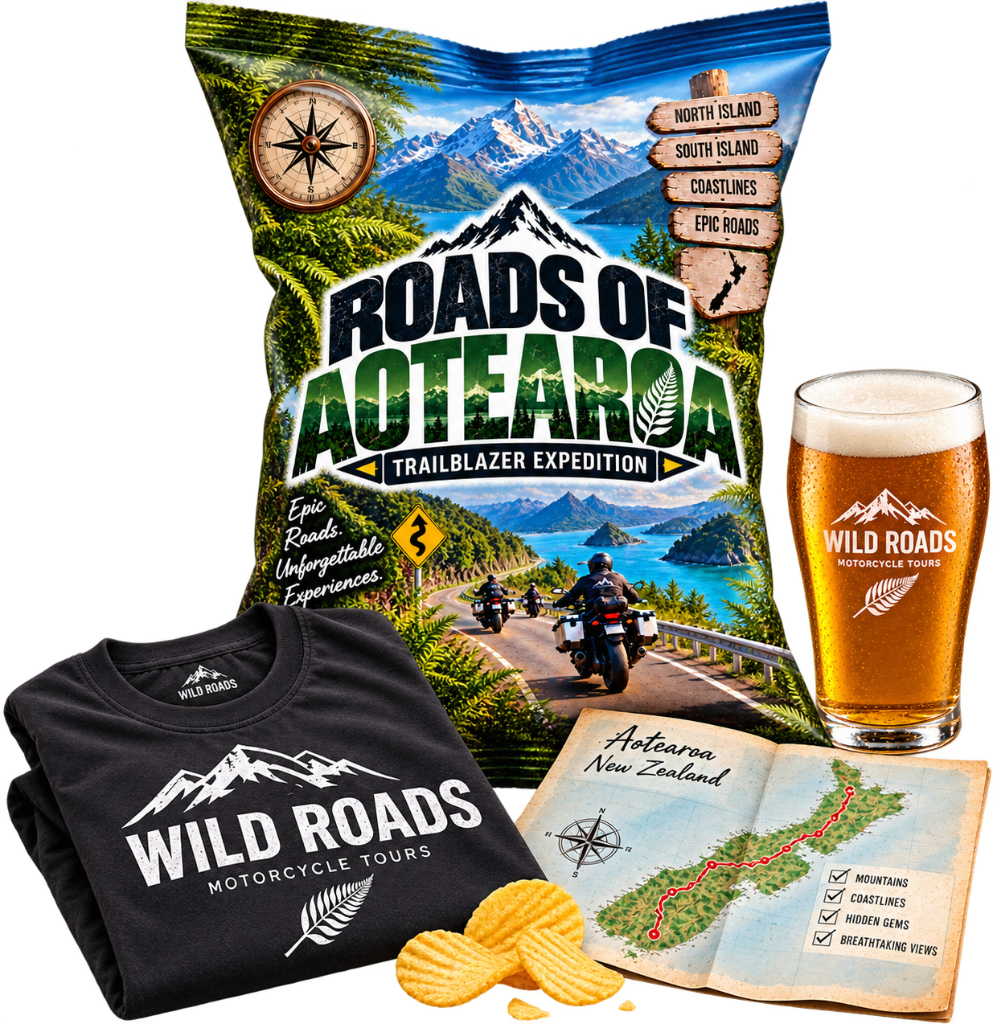 Roads of Aotearoa Trailblazer Expedition merchandise