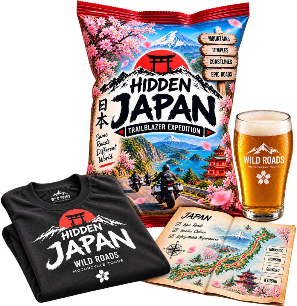 Hidden Japan Trailblazer Expedition merchandise
