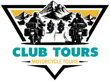 Club Tours motorcycle tours badge — Wild Roads Motorcycle Tours