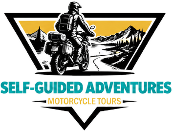 Self-Guided Adventures motorcycle tours badge — Wild Roads Motorcycle Tours