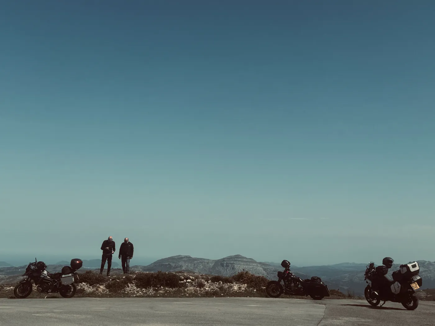 Blue skies over the mountains — Picos & Pyrenees August 2026 motorcycle tour