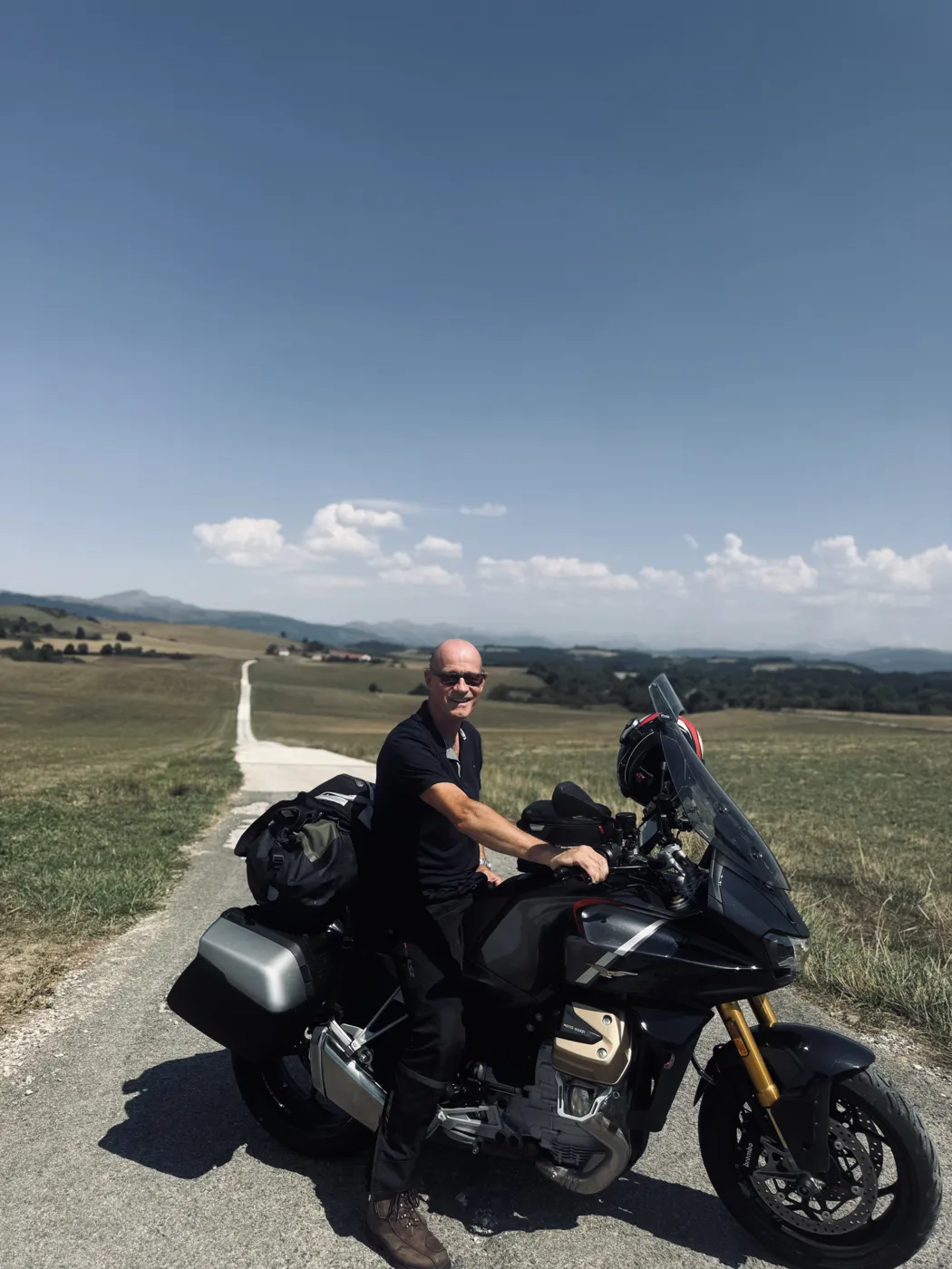 Blue skies over the mountains — Picos & Pyrenees August 2026 motorcycle tour
