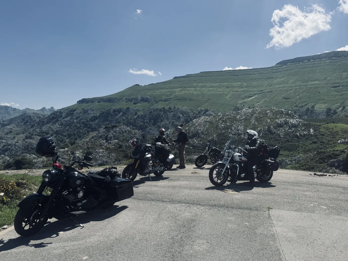 Blue skies over the mountains — Picos & Pyrenees August 2026 motorcycle tour