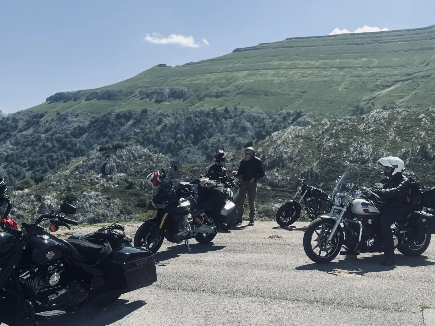 Blue skies over the mountains — Picos & Pyrenees August 2026 motorcycle tour