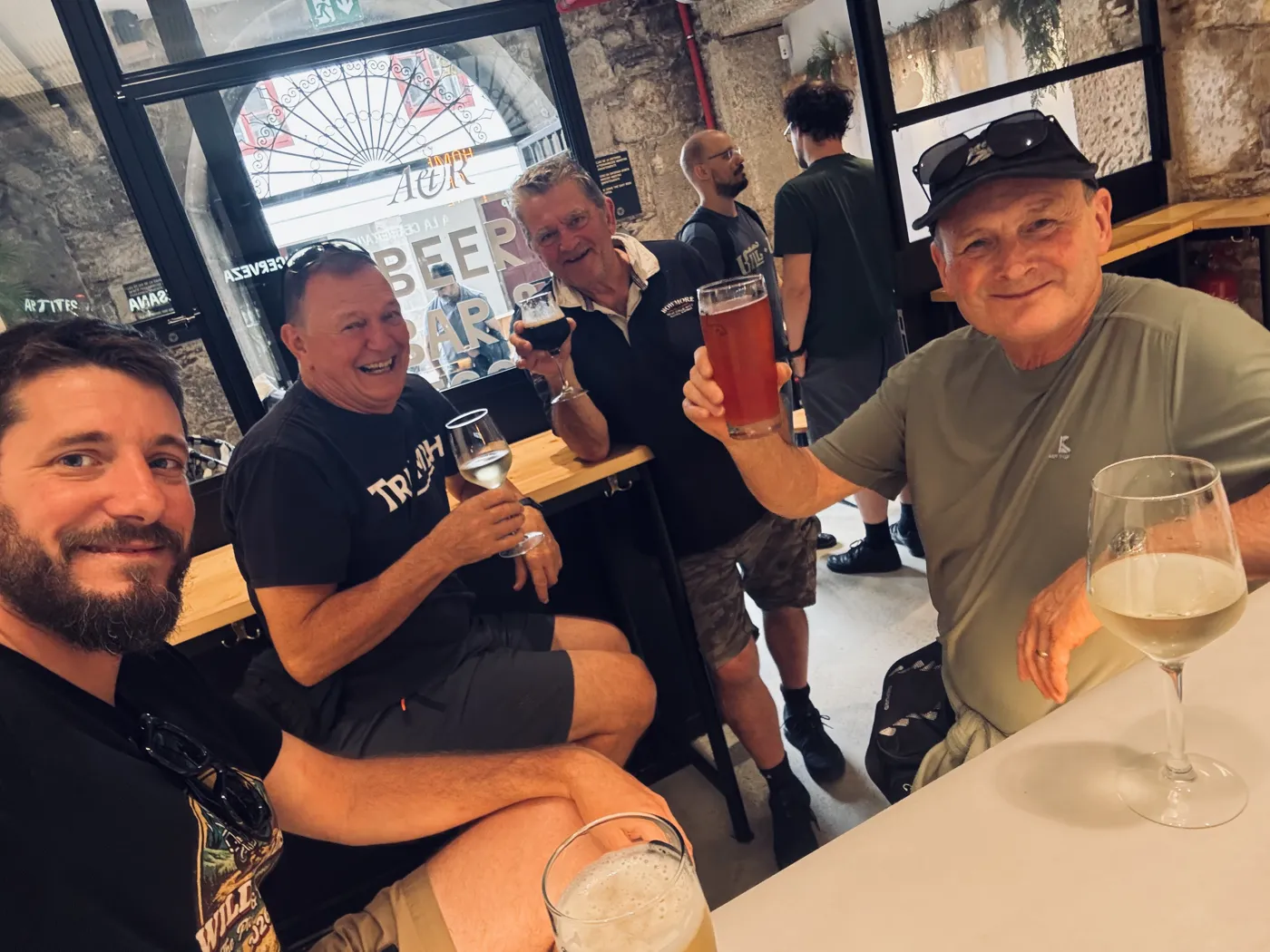The crew on the road · August 2026 — Picos & Pyrenees August 2026 — Wild Roads Motorcycle Tours