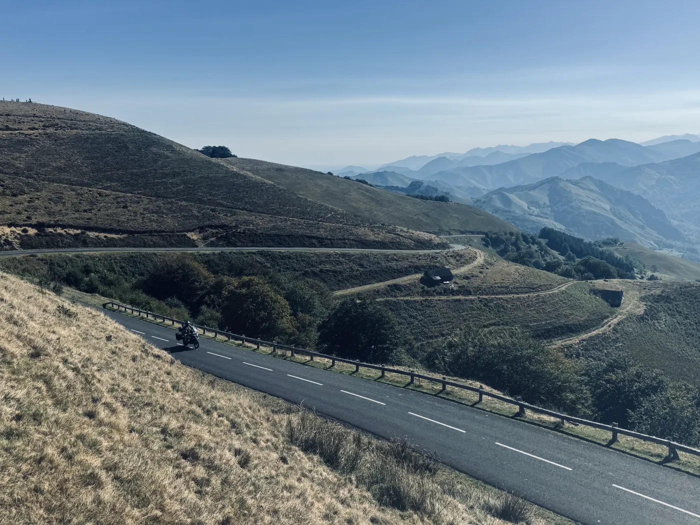 Blue skies over the mountains — Picos & Pyrenees August 2026 motorcycle tour