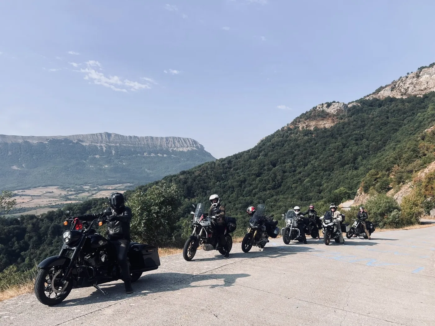 Blue skies over the mountains — Picos & Pyrenees August 2026 motorcycle tour