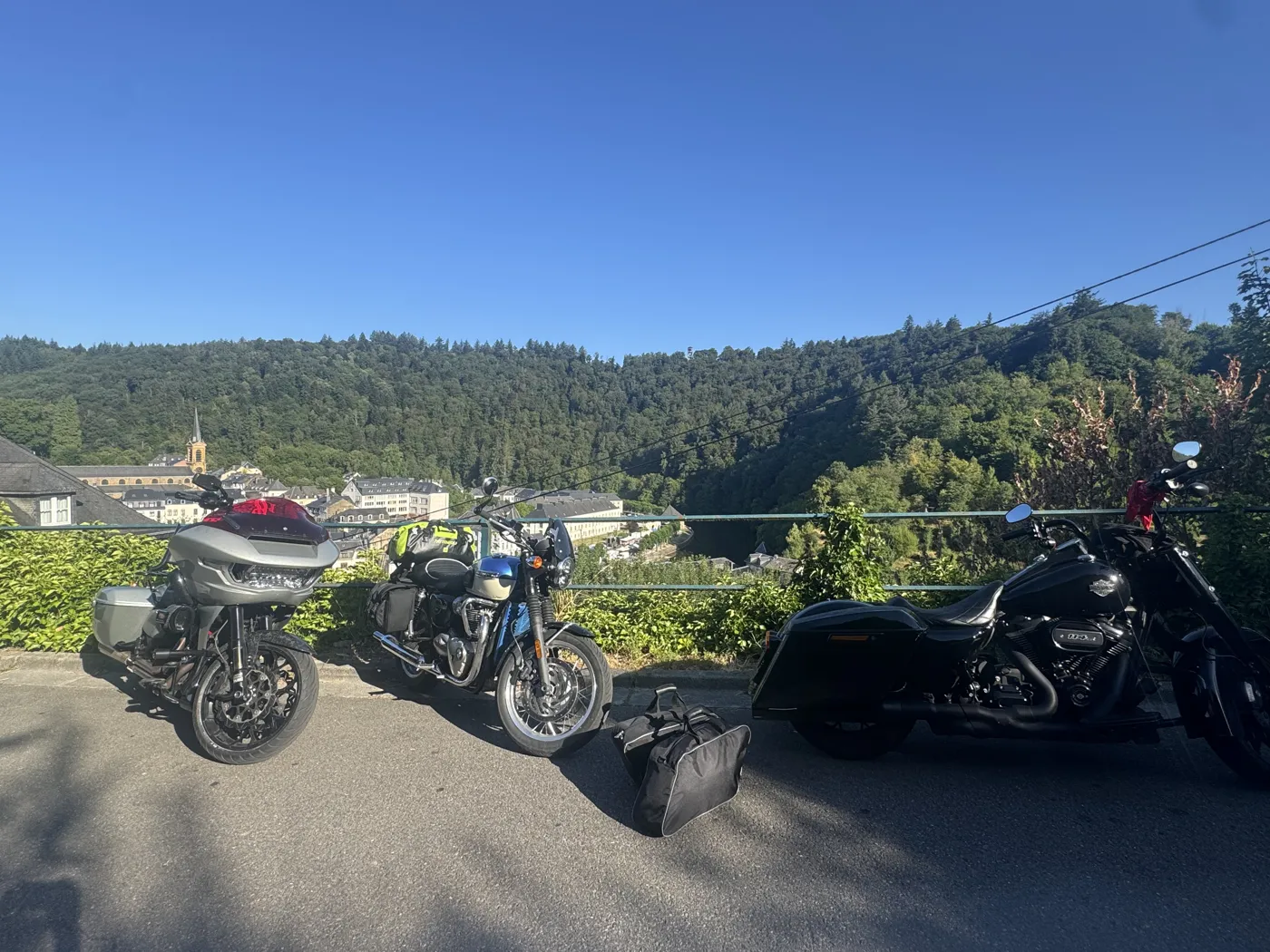 Blue skies over the mountains — Twisties & The Tuscan Sun July 2026 motorcycle tour