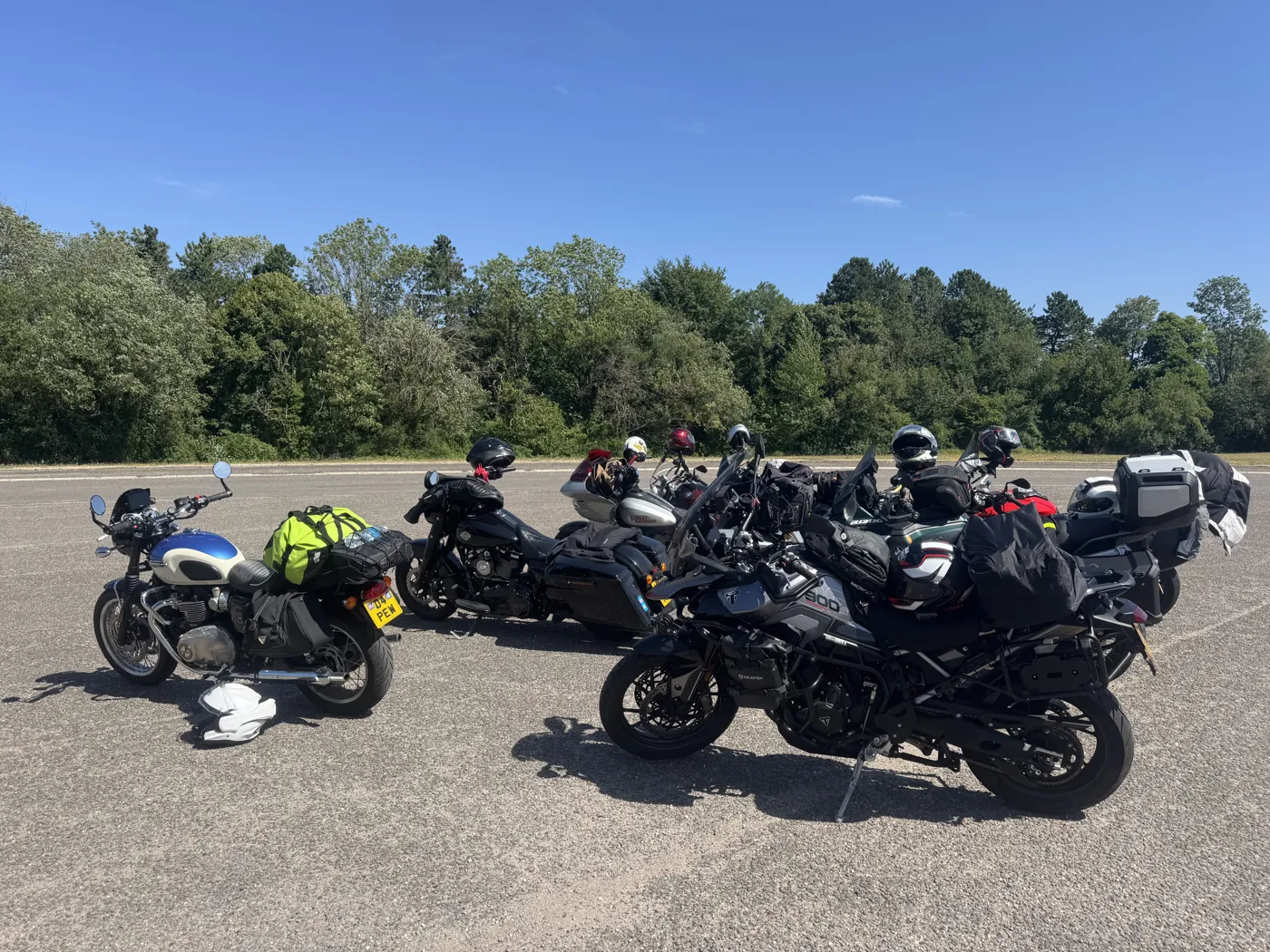 Blue skies over the mountains — Twisties & The Tuscan Sun July 2026 motorcycle tour