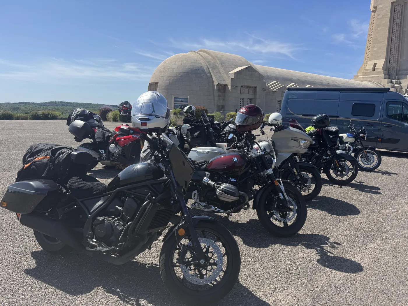 Blue skies over the mountains — Twisties & The Tuscan Sun July 2026 motorcycle tour