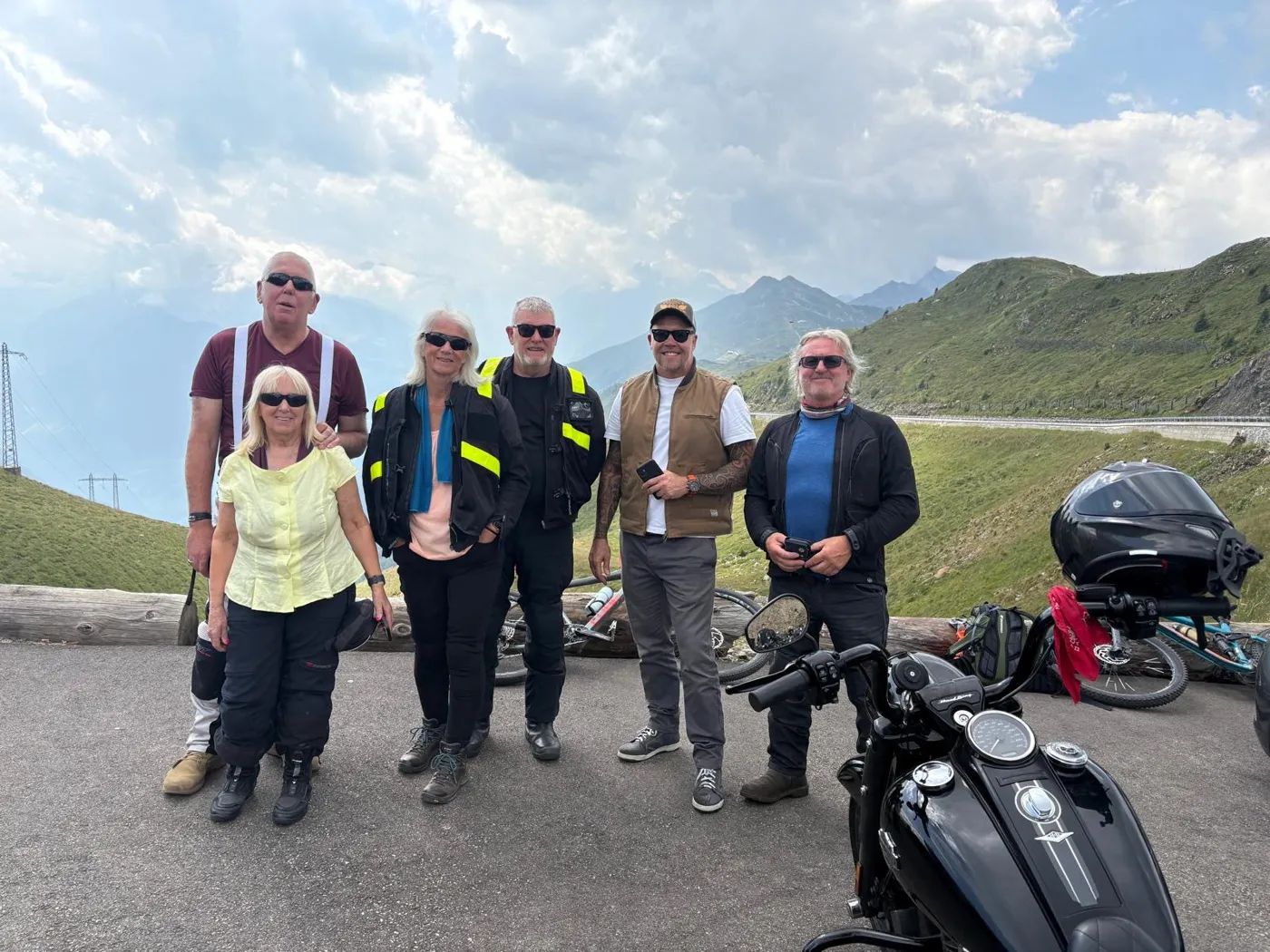 The crew on the road · July 2026 — Twisties & The Tuscan Sun July 2026 — Wild Roads Motorcycle Tours