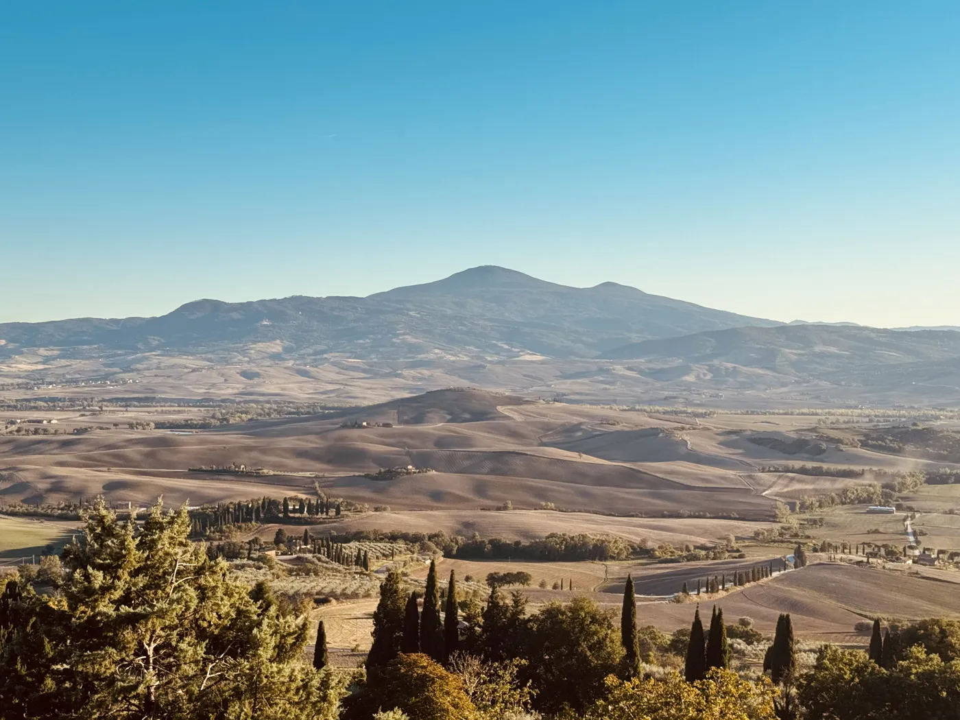 Blue skies over the Tuscan hills — Twisties and the Tuscan Sun September 2026